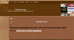 Desktop Screenshot of animalscraze.com